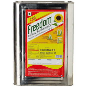 Freedom Oil 15L (సన్‌ఫ్లవర్ నూనె 15 లీటర్)